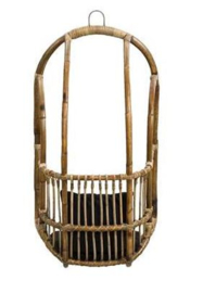 Rotan Hangstoel "Mali"  ✩ incl. kussens, jute touw & Gratis Schapenvacht twv € 65,-