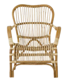 Rotan Lounge stoel "Blond" Naturel | 65X70xH88 cm