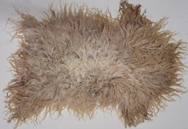 Punk Schapenvacht in diverse  Creme en Bruintinten ∞ 94 x 70