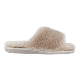 Fluffy instapper Mano Beige - Gemaakt van Schapenvacht