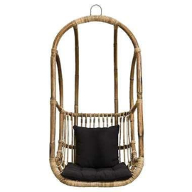 Rotan Hangstoel "Mali"  ✩ incl. kussens, jute touw & Gratis Schapenvacht twv € 65,-