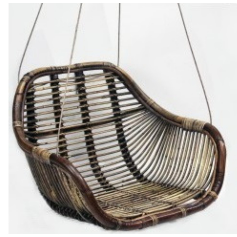 Flying Chair Antique met  kabels en zacht kussen -Gratis verzending