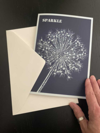Cyanotype Card - Sparkle
