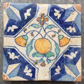 Ornamental ''star and pomegranate'' tile