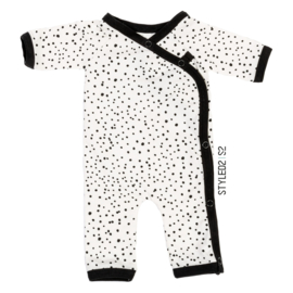 Prematuur | Boxpakje | No Colour Collection Piping Ecru Dots - Black