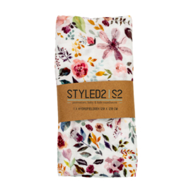 Swaddle | XL Hydrofieldoek - Flower Bouquet