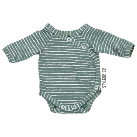 Prematuur | Overslag Romper | Mint Stripes Collection Stripes - Stripes