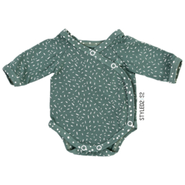 Prematuur | Overslag Romper | Mint Confetti Collection Confetti - Dots