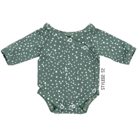 Prematuur | Overslag Romper | Mint Dots Collection Dots - Dots