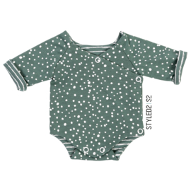 Prematuur | Overslag Romper duo | Mint Dots Collection Dots - Stripes