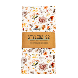Swaddle | XL Hydrofieldoek - Dried flowers