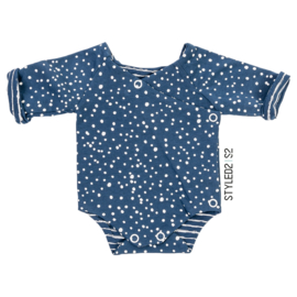 Prematuur | Overslag Romper duo | Blue Dots Collection Dots - Stripes