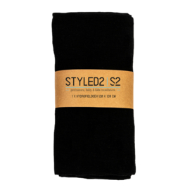 Swaddle | XL Hydrofieldoek - Black