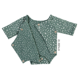 Prematuur | Overslag Romper duo | Mint Dots Collection Dots - Confetti