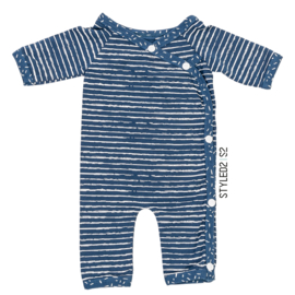 Prematuur | Boxpakje | Blue Stripes Collection Piping Stripes - Confetti