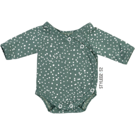 Prematuur | Overslag Romper | Mint Dots Collection Dots - Confetti