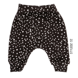 Prematuur | Broekje | No Colour Collection Black Dots - Black Dots