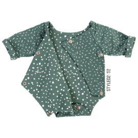 Prematuur | Overslag Romper duo | Mint Confetti Collection Confetti - Dots