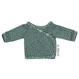 Prematuur | Overslag shirt | Mint Confetti Collection Confetti - Dots