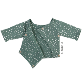 Prematuur | Overslag shirt duo | Mint Dots Collection Dots - Confetti