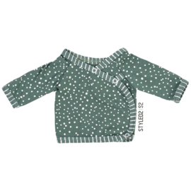 Prematuur | Overslag shirt | Mint Dots Collection Dots - Stripes