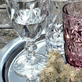 Waterglas paars