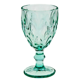 Wijnglas turquoise