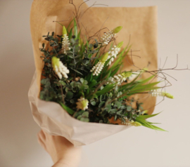 Witte druifjes boeket