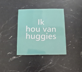 Tegelje - lichtgroen - Ik hou van huggies
