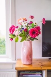 Pink boeket zijden bloemen