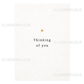 A6 Ansichtkaart / Thinking of you