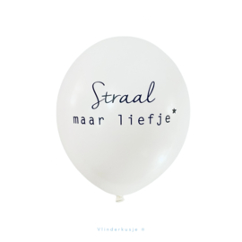 20 stuks / Ballon 'Straal maar liefje'