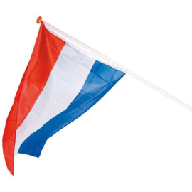 Nederlandse vlag met eigen tekst