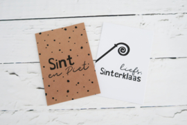 Kaart van de Sint (ook als kraskaart mogelijk)