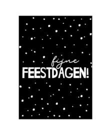 Fijne feestdagen kaart (ook als kraskaart mogelijk)