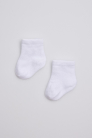 Neugeborenes Baby Socken Standard weiß