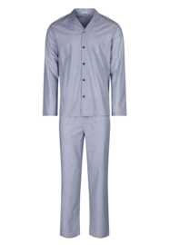 Pijama lang blau gewebt Huber | Woven zart