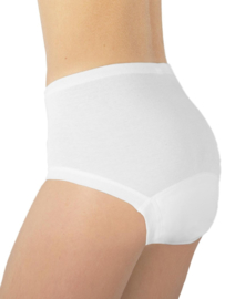 Damen-Inkontinenzslips weiß | 100% Baumwolle
