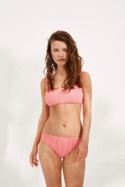 Bikini bandeau top YM | Mix & Match | Salmon roze