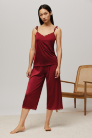Damen-Schlafanzug rot | Ysabel Mora