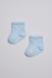 Newborn baby sokken standaard lichtblauw