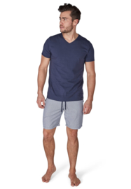 T-shirt blauw Skiny  | Sloungewear