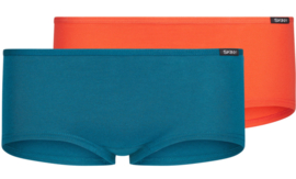 Teenage Shorts 2er Pack Skiny | essential girls | korallenblau rot Auswahl