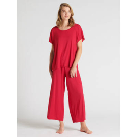 Nanso dames broek Hento | rood | single jersey