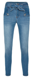 Legging Fantasie Mode | Jeans Schleife | blau | YM