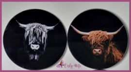 Onderzetters Schotse Hooglander zwart € 12,99