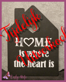 Bord "Home zwart" € 9,99