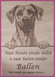 Rhodesian ridgeback € 14,99