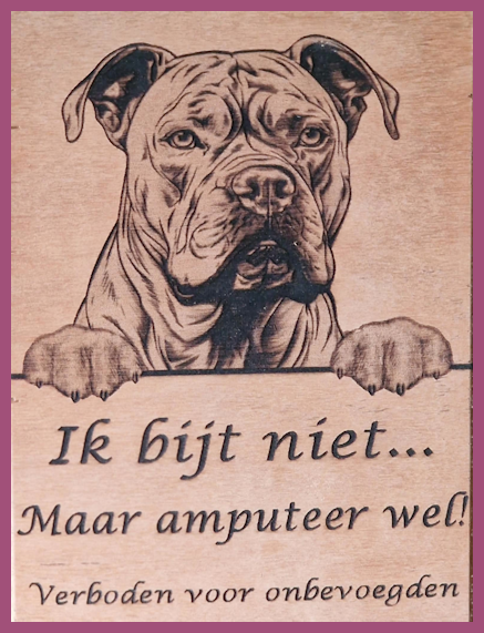Amerikaanse bulldog 01 € 14,99