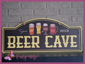 Metalen bord "Beer Cave"€ 29,99